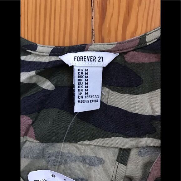 Forever 21 Camo Tank Top - Picture 2 of 4
